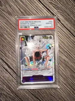 One Piece Monkey D. Luffy Manga Alternate Art EB02-061 English PSA 10 - Image 3