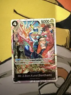 Mr.2.Bon.Kurei Bentham Foil OP14-091 The Azure Sea's Seven One Piece - Image 1