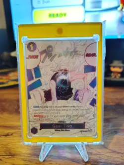 One Piece Gear 2 OP11-080 Luffy Parallel a Fist of Divine Speed MINT - Image 2