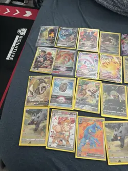 Pokemon TCG 40 Card Lot EX VSTAR VMAX Holo Charizard Pikachu Zamazenta - Image 1