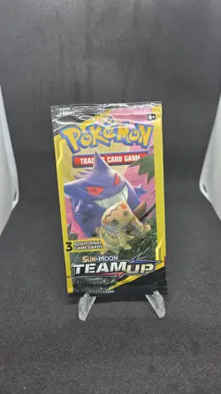 Pokemon Sun & Moon Team Up Booster Pack 3 Cards Gengar Mimikyu English - Image 1