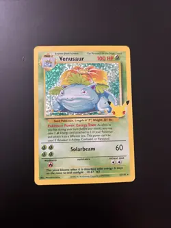 Venusaur Holo Card 15/102 Celebrations Classic Collection Near Mint Condition - Image 1