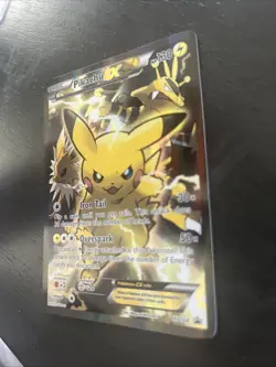 Pokemon TCG Pikachu EX Black Star Promo XY124 Holo Card Rare - Image 4