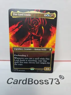 Fire Lord Azula (0334) (Borderless) The Last Airbender Regular + Bonus Card Free - Image 2