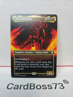 Fire Lord Azula (0334) (Borderless) The Last Airbender Regular + Bonus Card Free - Image 3