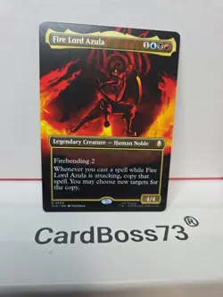 Fire Lord Azula (0334) (Borderless) The Last Airbender Regular + Bonus Card Free - Image 4