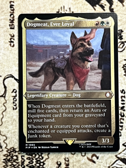 Dogmeat, Ever Loyal (Display Commander) - Thick Stock - Fallout - 1065 - Foil - Image 1