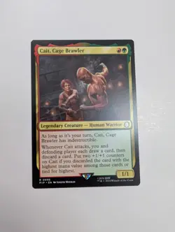 MTG - Cait, Cage Brawler - Fallout (PIP) NM/M Condition - Image 1