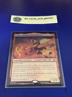 Zuko, Firebending Master M #0127 TLE Avatar: Eternal-Legal (Foil) Magic MTG Card - Image 1