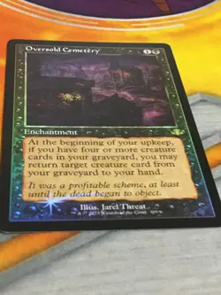 D1167 MAGIC DOMINARIA REMASTERED OVERSOLD CEMETERY #309 NM R RETRO FOIL MTG - Image 2