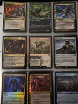 Magic the gathering card binder, binder included, see pics for cards - Image 4