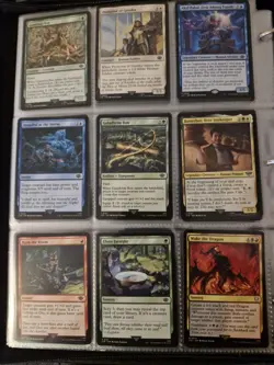 Magic the gathering card binder, binder included, see pics for cards - Image 5
