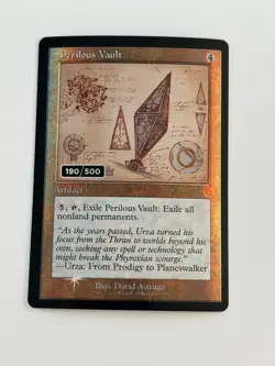 Perilous Vault - MTG -BBR serialized / serial numbered 190/500 foil - NM - Image 1