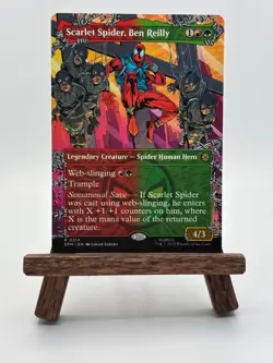 Scarlet Spider, Ben Reilly (Borderless) Rare - SPM 214 MTG Magic The Gathering - Image 1