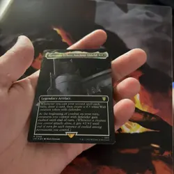 Rammas Echor, Ancient Shield (Borderless) (Surge Foil) Commander: the Lord of... - Image 1