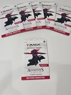 Magic The Gathering Assassin's CreedBeyond Booster Pack MTGGUARANTEED 1-FOIL - Image 1