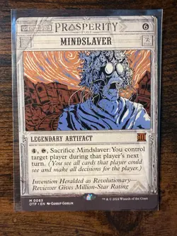 MTG - OTJ: Breaking News - Mindslaver - Mythic - 63 - NM-Mint! - Image 1