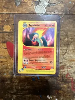 Pokemon Typhlosion #65/165 Non-Holo Rare - Expedition Base Set VTG WOTC 2002 - Image 1