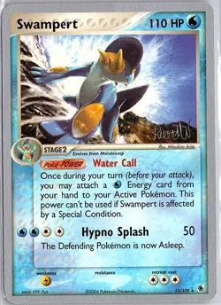 2004 Pokemon Swampert 13/109 World Championships - Image 1
