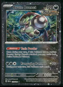 Pokemon TCG Brute Bonnet 123/182 Cosmos Holo Paradox Rift - Image 1