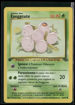 Pokemon TCG Exeggcute 52/64 1st Edition Jungle Italian - Image 1