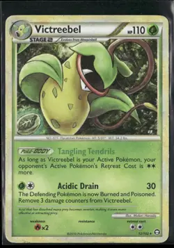Pokemon TCG Victreebel 12/102 Holo HGSS Triumphant - Image 1