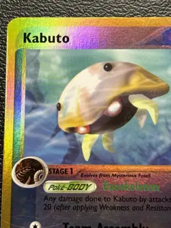 Kabuto 39/100 Reverse Holo EX Sandstorm Pokemon Card LP - Image 3
