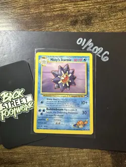 Misty's Starmie 56/132, Gym Heroes, Pokemon TCG 2000, Vintage WOTC, Uncommon, NM - Image 3