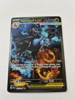 Mega Charizard X ex - 125/094 - SIR - Phantasmal Flames - Pokemon Card - NM - Image 1