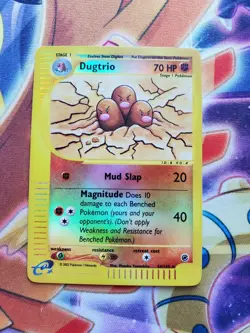 Pokemon TCG Dugtrio Expedition 44 Reverse Holo Rare Near Mint CCG NM 44/165 - Image 1