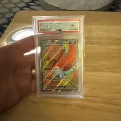 Pokemon TCG Ethan's Ho-Oh EX Ultra Rare Full Art, Destined Rivals 209/182 PSA 8 - Image 1