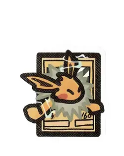 Pokemon Derpy Fan Art Mini Card Sticker 1.25" Jolteon - Image 1