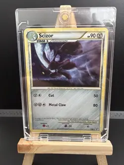 Pokemon Scizor 7/90 HGSS Holo Undaunted EX - MT Vintage Rare - Image 1