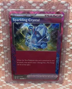 2025 Pokemon Prismatic Evolutions Ace Spec Trainer Sparkling Crystal 129/131 - Image 1