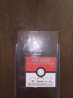 24k Gold Plated Pokemon Bulbasaur Sticker Pack Fresh - Image 2