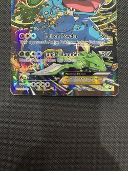 Venusaur EX XY123 Pokemon XY Promo Ultra Rare Black Star Promo HP - Damaged - Image 3