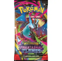 Phantasmal Flames Single Sealed Booster Pack Pokemon Mega Evolution English - Image 1