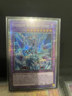 Yu-Gi-Oh Mirrorjade the Iceblade Dragon 1st Edition Starlight Rare PHHY-EN100 - Image 1
