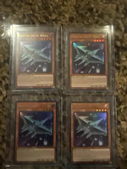4x Photon Delta Wing MZMI-EN024 Ultra Rare Near Mint Yu-Gi-Oh! Playset + 1 Extra - Image 1