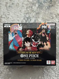 One Piece OP-09 Emperors in the New World Booster Box | UNSEALED | DAMAGED BOX - Image 1