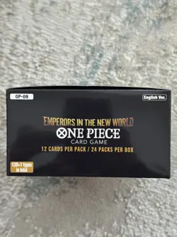 One Piece OP-09 Emperors in the New World Booster Box | UNSEALED | DAMAGED BOX - Image 4