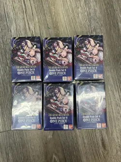 ONE PIECE TCG OP-14: The Azure Sea’s Seven - Double Pack Set Vol. 9 LOT OF 6 - Image 1
