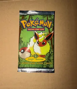Pokemon Card Jungle Booster Pack New Factory Sealed Mint Flareon - Image 1