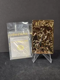 1999 Burger King Pokemon Charizard 23K Gold Plated Card #06 w COA - Image 1