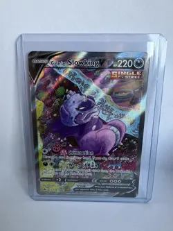 Pokemon TCG Galarian Slowking v Sword & Shield Chilling Reign Holo Card 178/198 - Image 1