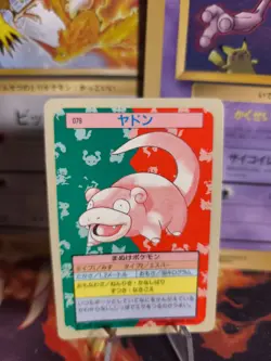 Pokemon Karte Card Topsun 1995 blue back bandai japanese Slowpoke Flegmon Exc- - Image 1