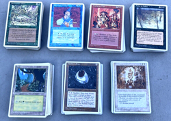 1995 Magic The Gathering 4th Edition 1/2 Complete Set 404 Total Card MTG 199/377 - Image 1