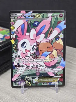 Pokemon Card TCG Sylveon EX Full Art RC32-32 Generations Radiant Collection Holo - Image 3