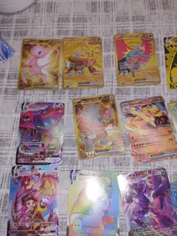 COPY Pokemon Mew Rayquaza Charizard Pikachu VMAX Foil Fan Art Collector Card Lot - Image 4