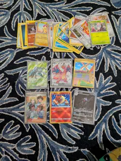 Small Lot of Pokemon Cards Secret Rares, Full Art, Gold, Radiant, Charizard EX - Image 1